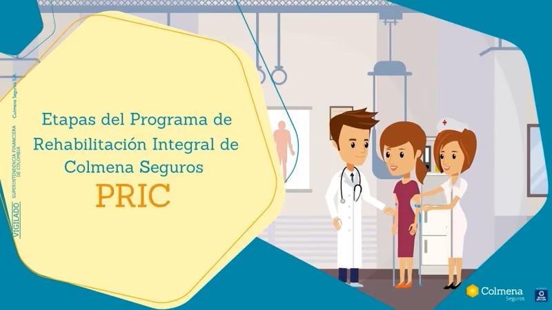 Etapas del programa de rehabilitación Integral de Colmena Seguros PRIC